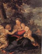 Pietro da Cortona Holy Family Resting on the Flight to Egypt oil on canvas